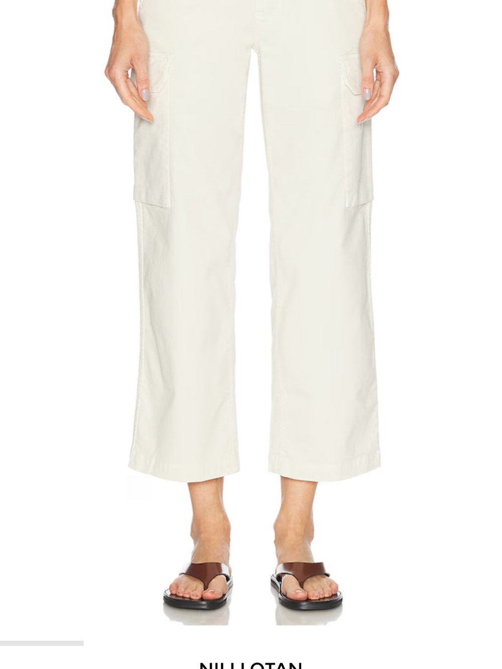 Nili Lotan Leofred Cargo Pant in white
Size 8